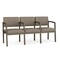 Lesro Lenox 3 Seat Tandem Seating W/ Arms, 64.5 in W 24.5 in L 32 in H LS3103 - alternate 1